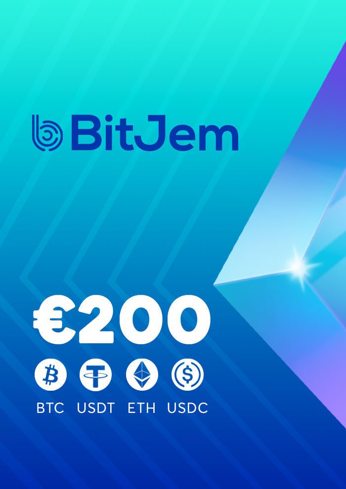 BitJem Crypto Gift Card 200 EUR