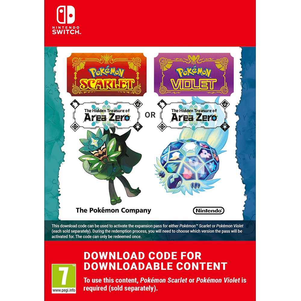Pokemon Scarlet / Violet Expansion Pass: The Hidden Treasure of Area Zero (DLC)