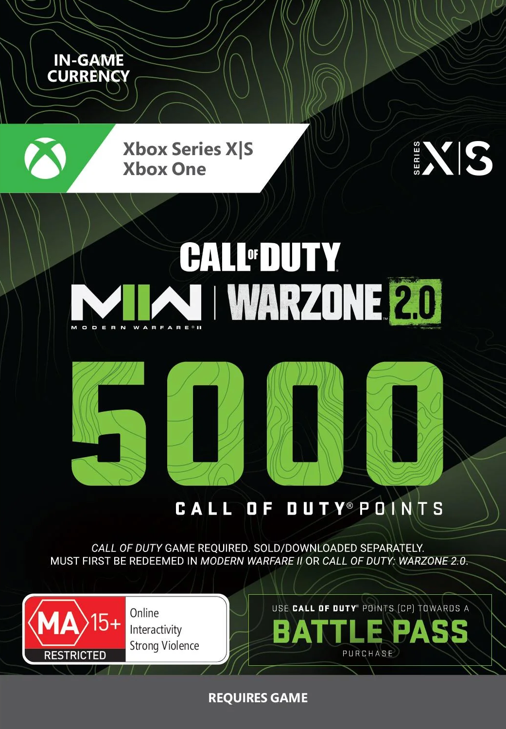 5,000 Modern Warfare II or Call of Duty: Warzone 2.0 Points