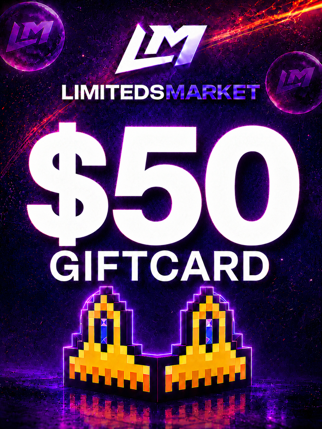 LimitedsMarket Wallet Card 50 USD Key GLOBAL
