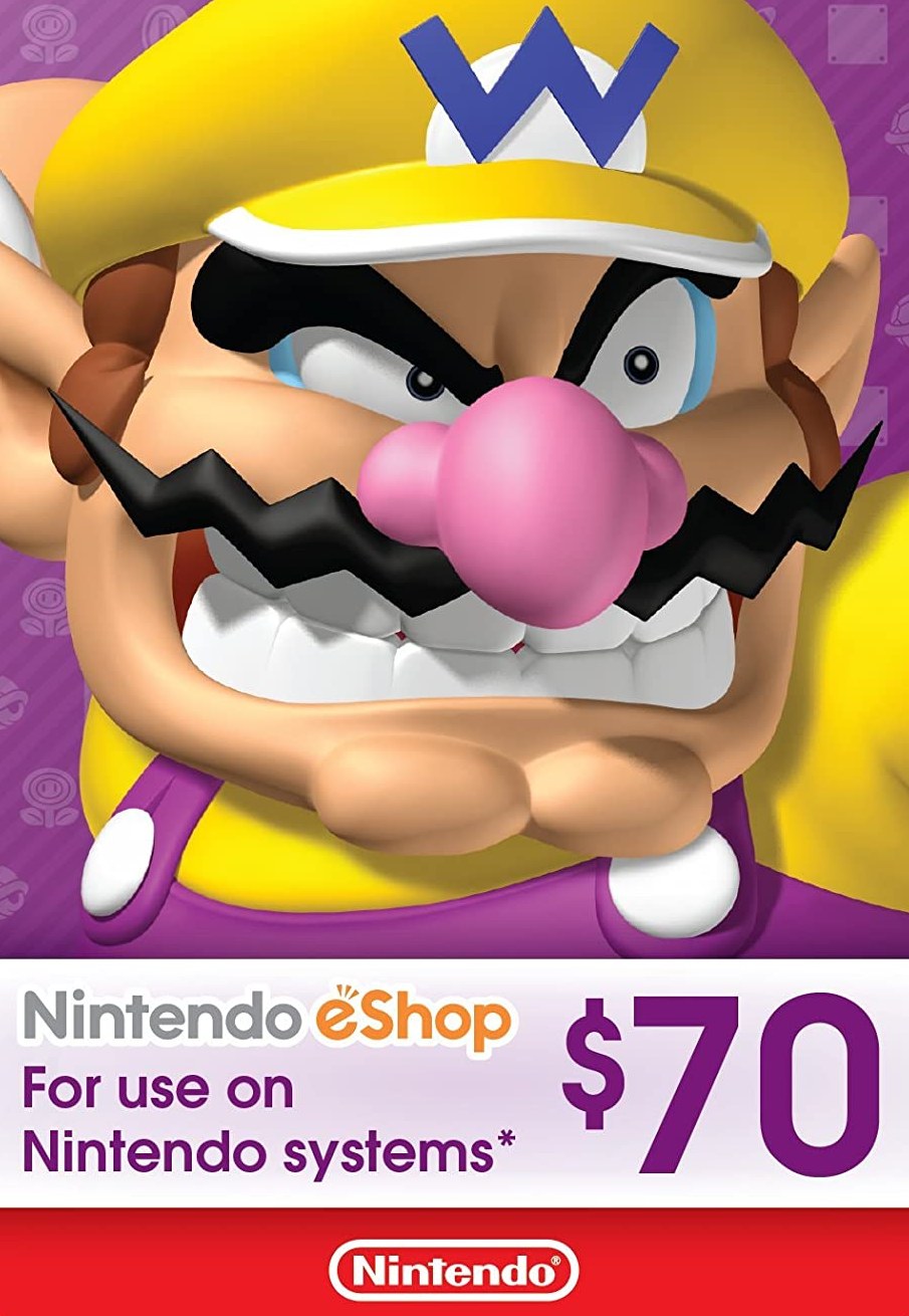 Nintendo gift card 70 USD