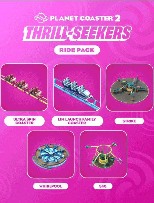 Planet Coaster 2: Thrill-Seekers Ride Pack (DLC)
