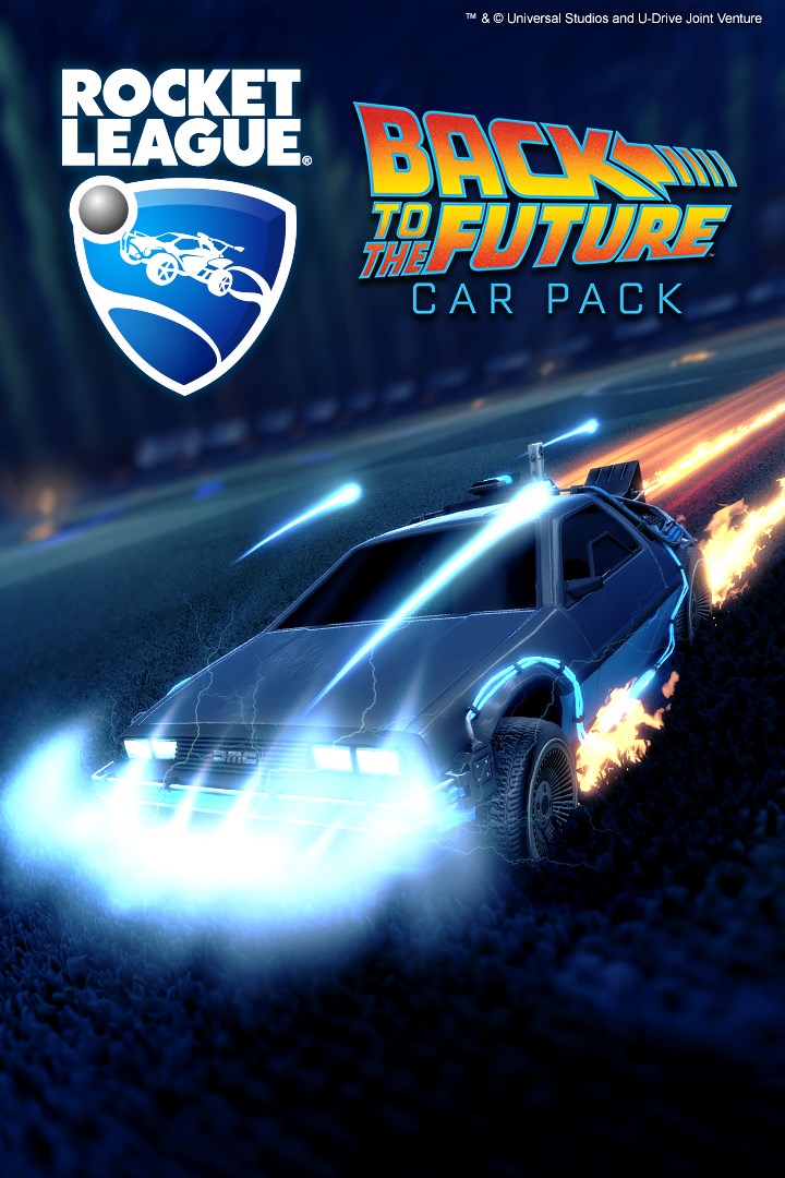 Arte de Rocket League - Back to the Future Car Pack (DLC)