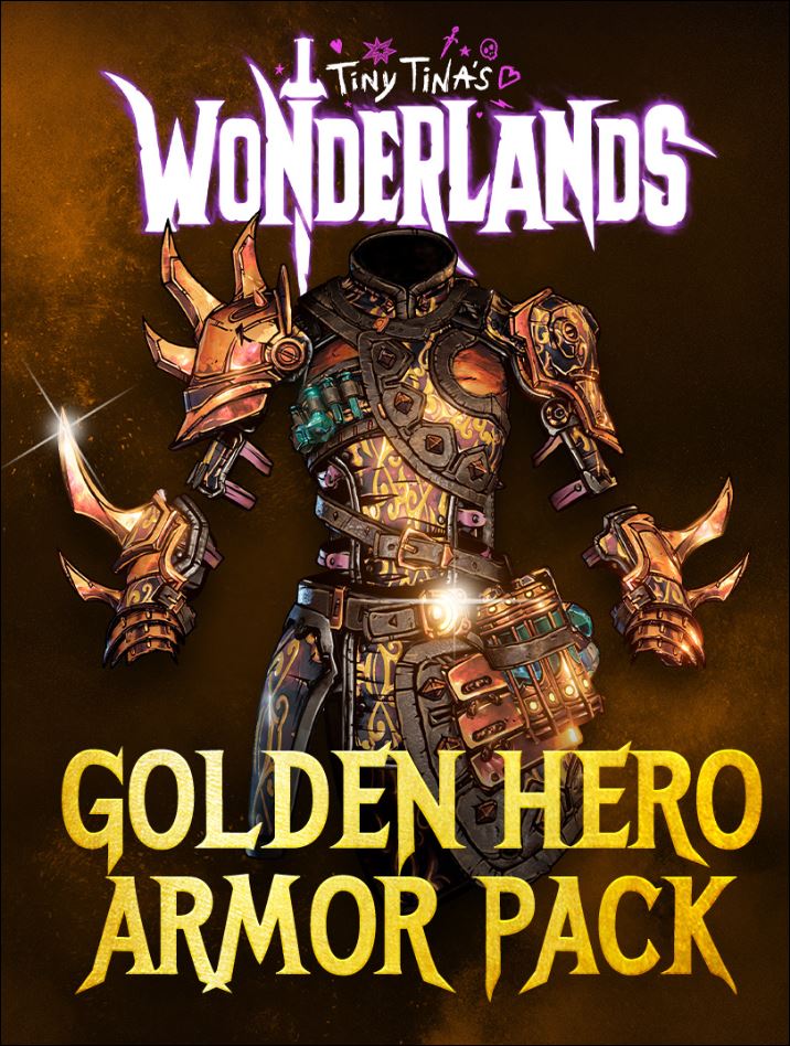 Tiny Tina's Wonderlands: Golden Hero Armor Pack