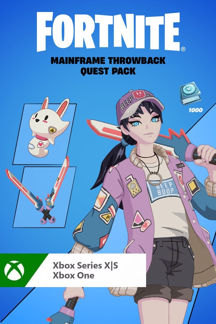 Fortnite - Mainframe Throwback Quest Pack + 1000 V-Bucks Challenge