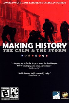 Making History: The Calm & the Storm game cover