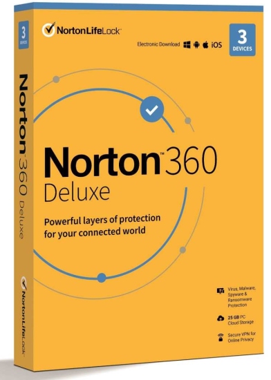 Norton 360 Deluxe 25GB - 3 Devices 2 Years - Norton