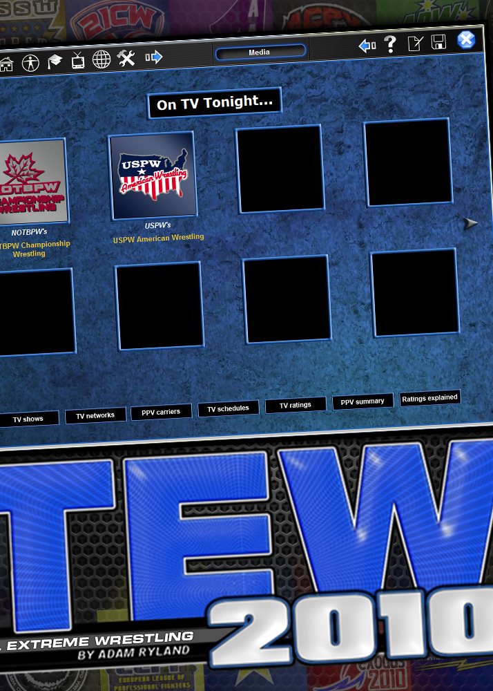 Total Extreme Wrestling 2010 game cover