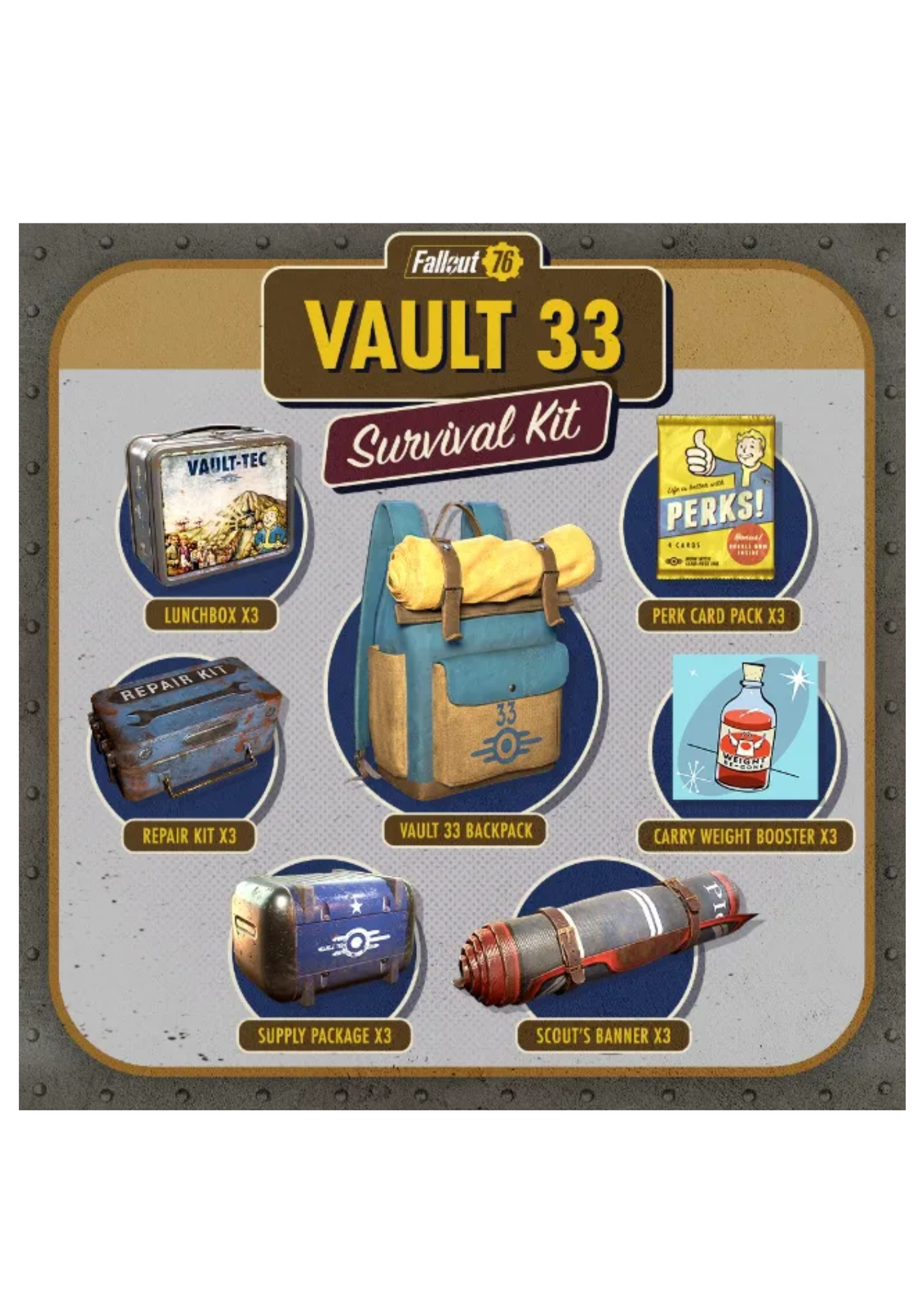 Fallout 76 - Vault 33 Survival Pack (DLC)