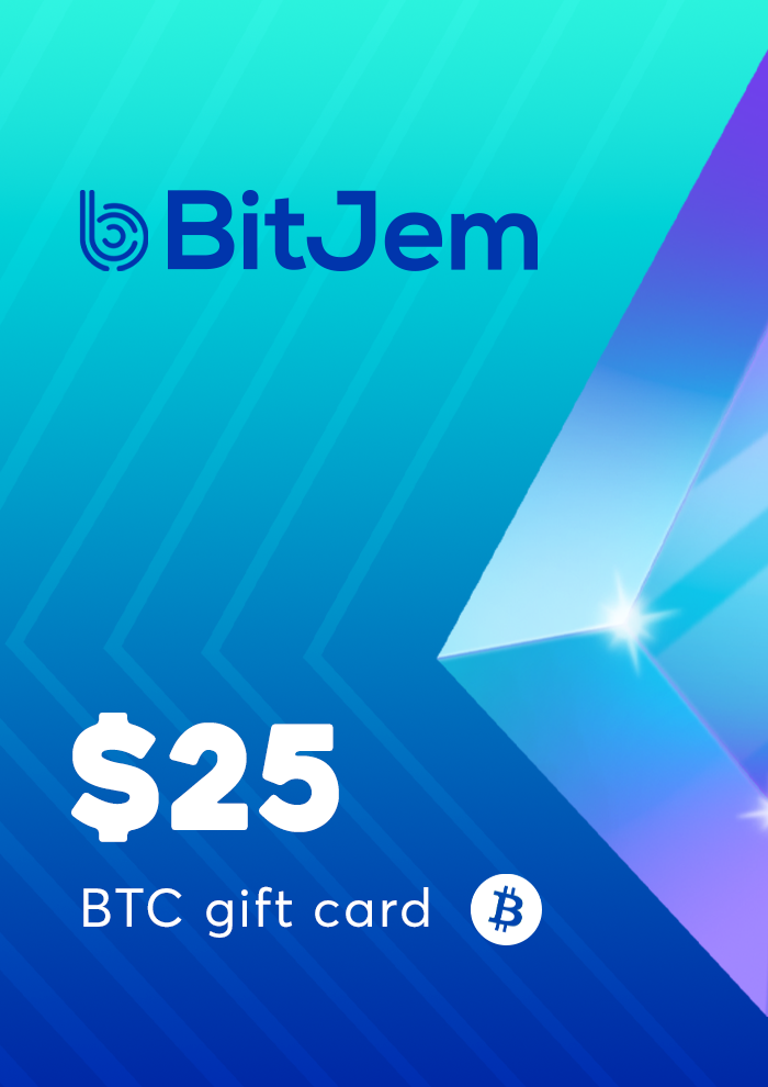 BitJem Bitcoin Gift Card 25 USD