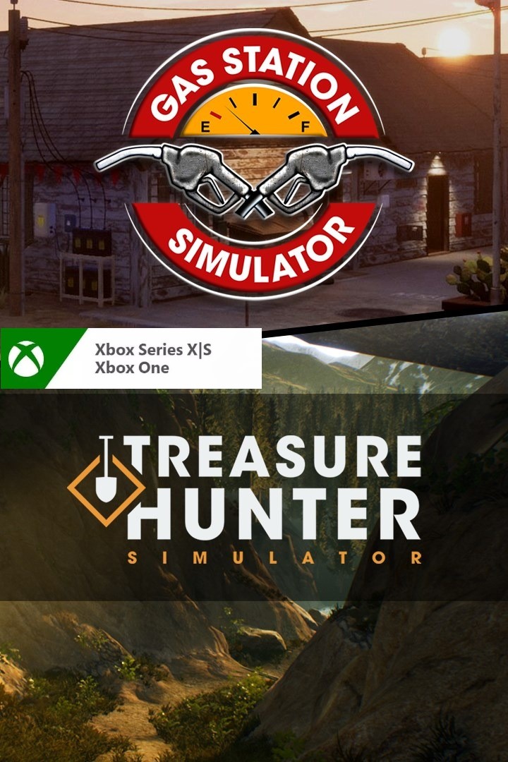 Simulator Pack: Gas Station Simulator and Treasure Hunter Simulator