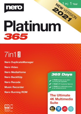 Nero Platinum 365 2021 - 1 PC 1 Year