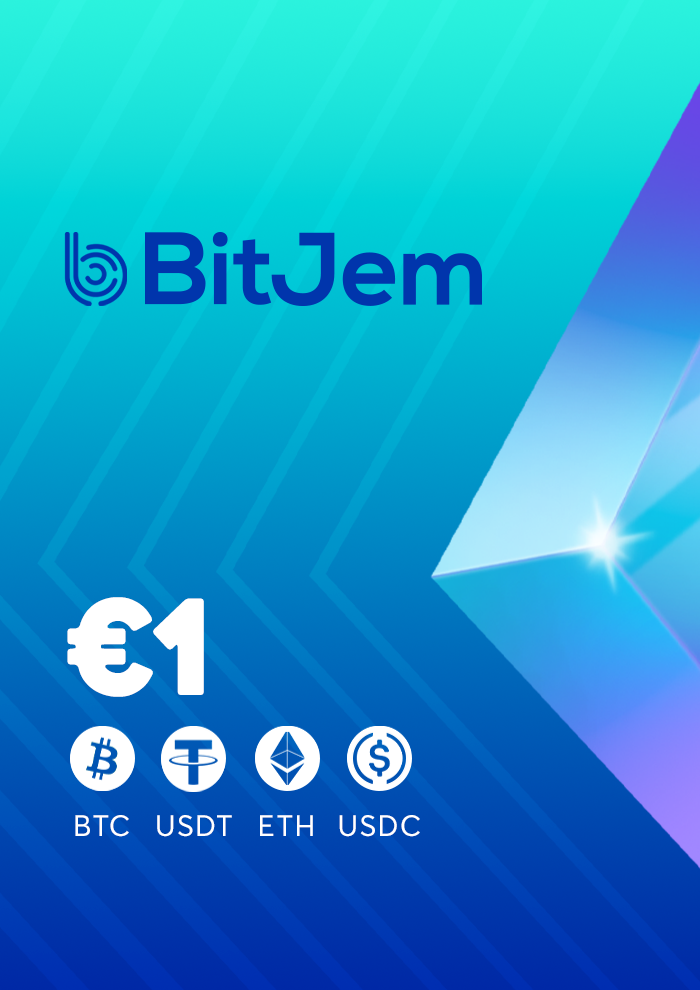 BitJem Crypto Gift Card 1 EUR