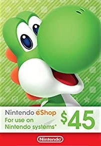 Nintendo gift card 45 USD