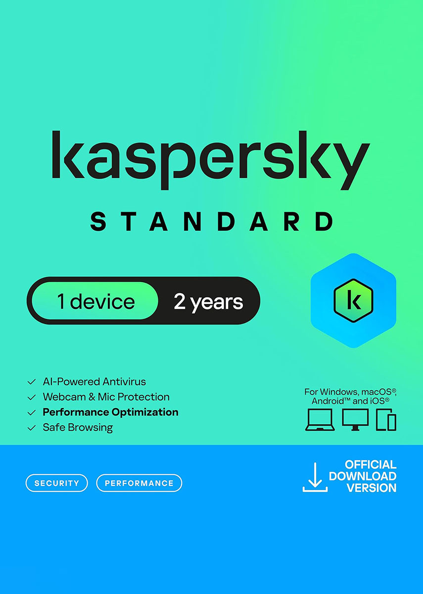 Kaspersky Standard (2 Years / 1 Device)
