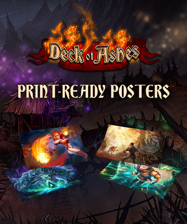 Deck of Ashes - Print-Ready Posters (DLC) Steam Key (PC) GLOBAL