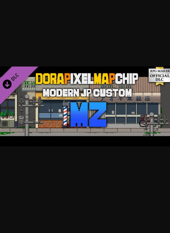 RPG MAKER MZ - DorapixelMapChips - Modern JP