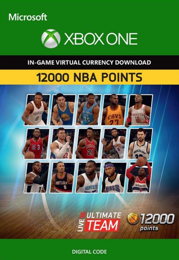 NBA LIVE 16 - 12000 NBA Points
