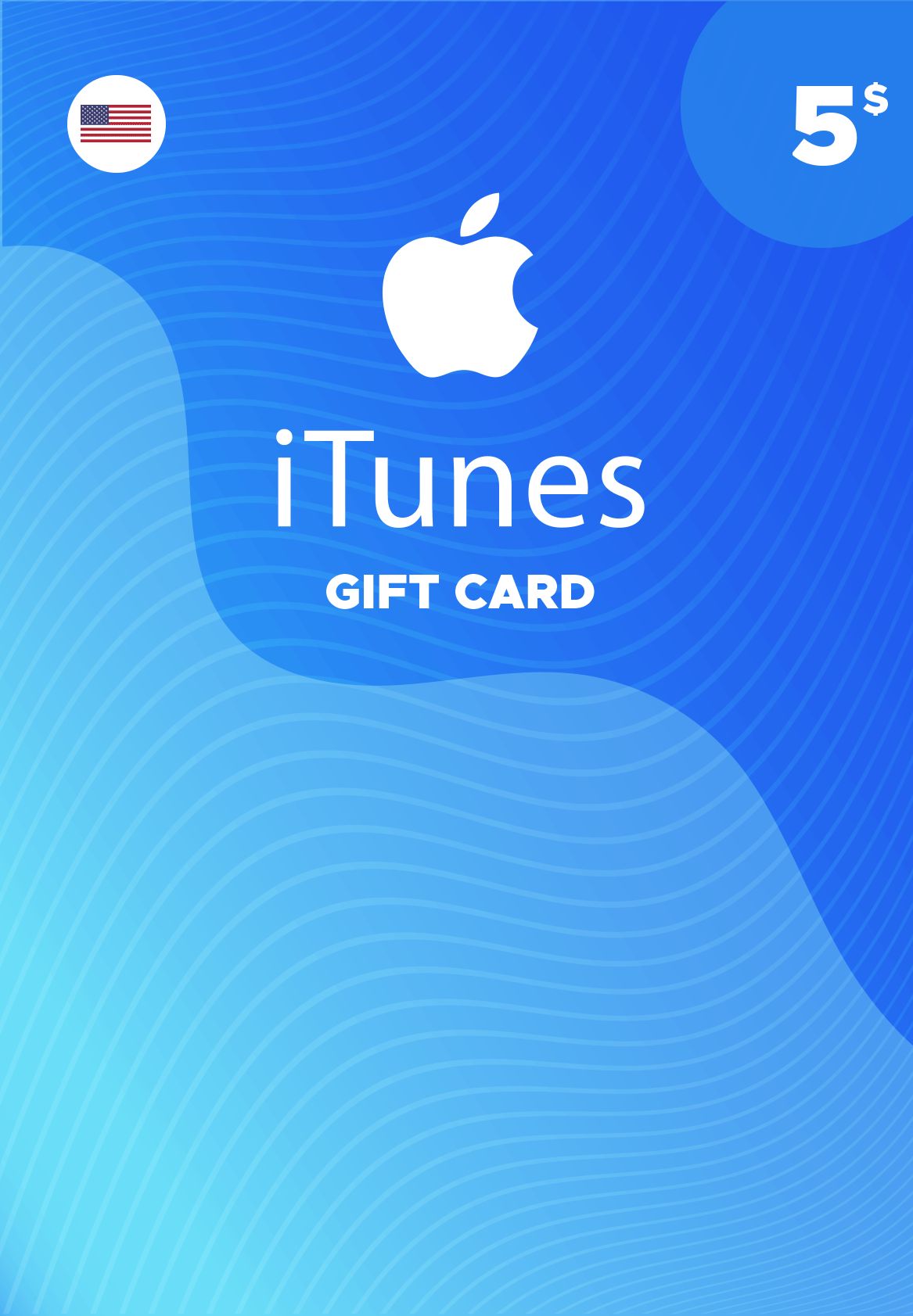 Apple iTunes Gift Card 5 USD (USA)