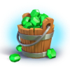 Bucket of Gems (1200 Gems + 120 Bonus)