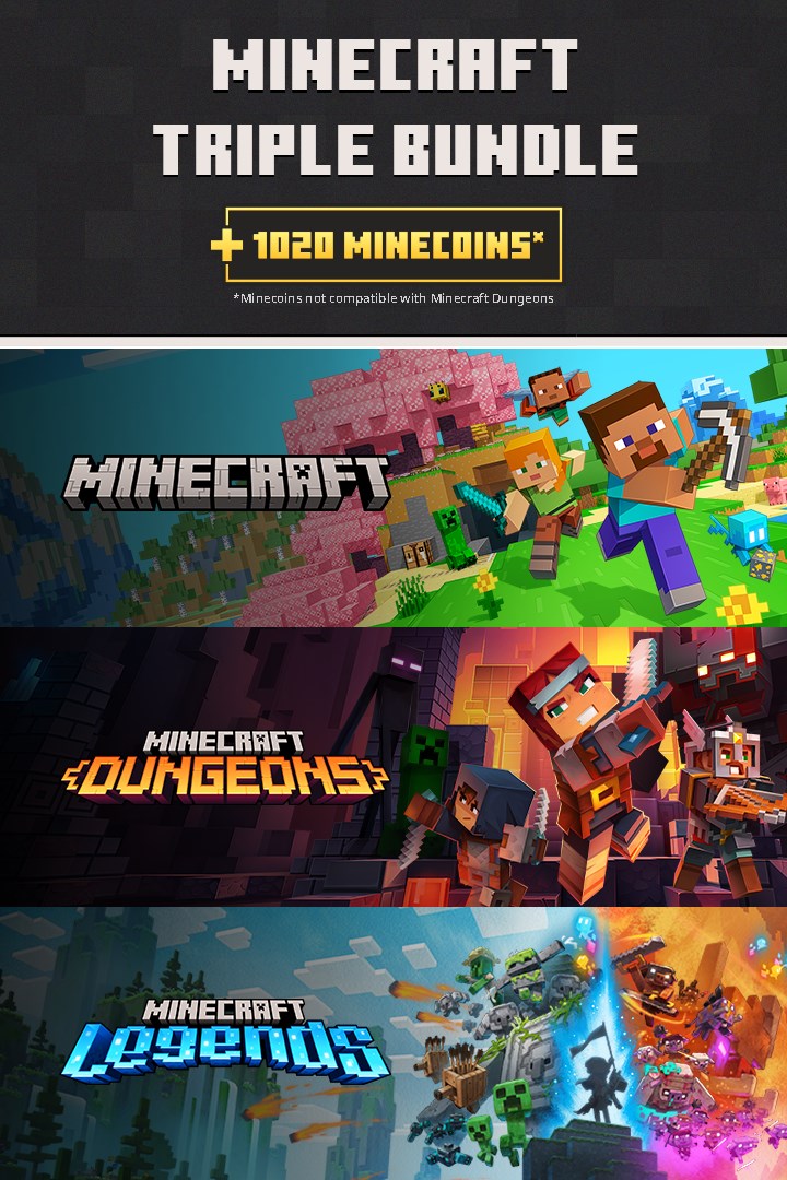 Minecraft Triple Bundle - Store