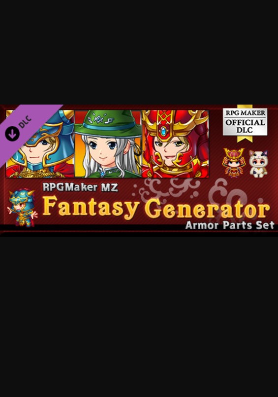 RPG MAKER MZ - Fantasy Generator - Armor Parts Set