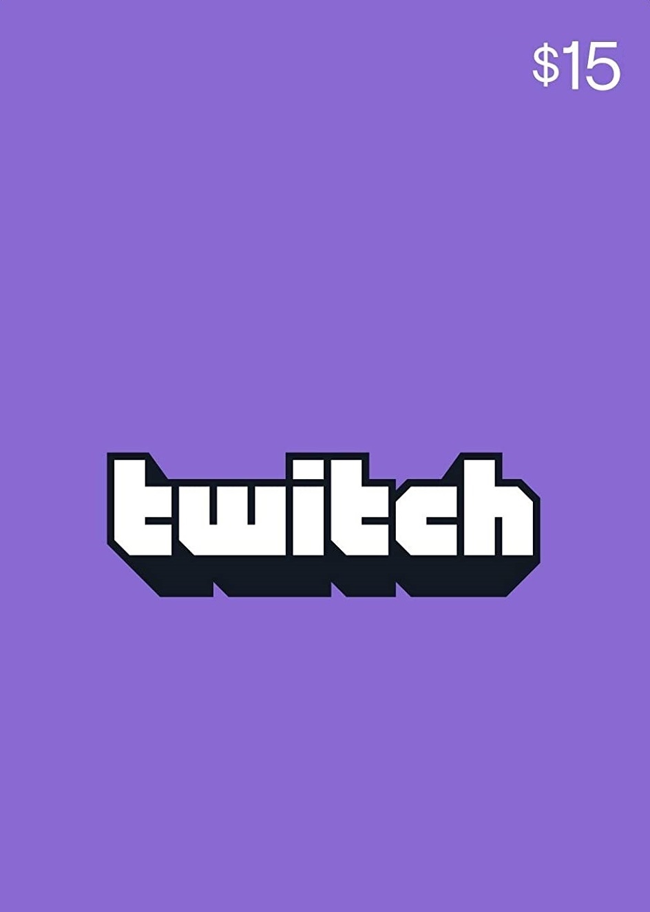 Twitch Gift Card 15 USD Key