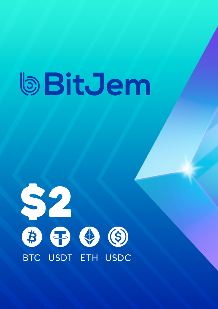 BitJem Crypto Gift Card 2 USD