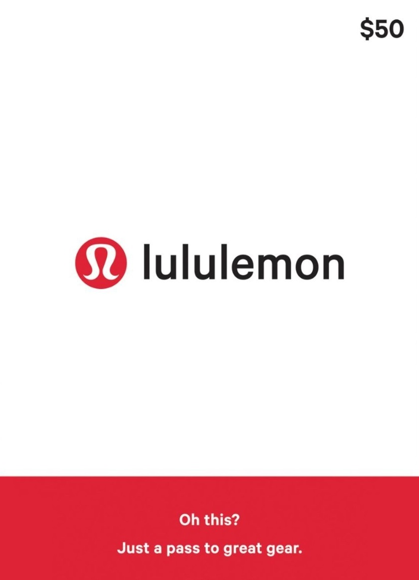 Lululemon Gift Card 50 USD Key
