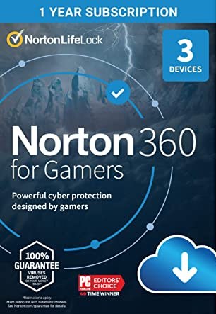 Antivírus Norton 360 for Gamers 50GB - 3 Devices 1 Year