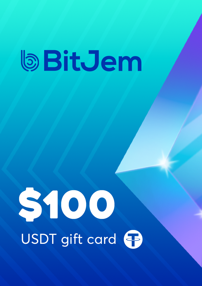 BitJem USDT Gift Card 100 USD