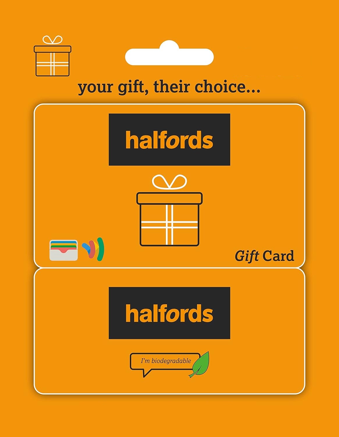 Halfords Gift Card