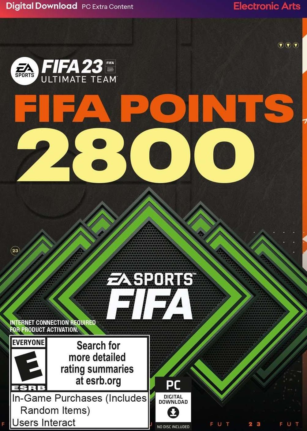 FIFA 23 : 2800 FIFA Points (PC) Origin Key GLOBAL FIFA 23 : 2800 FIFA Points (PC) Origin Key GLOBAL