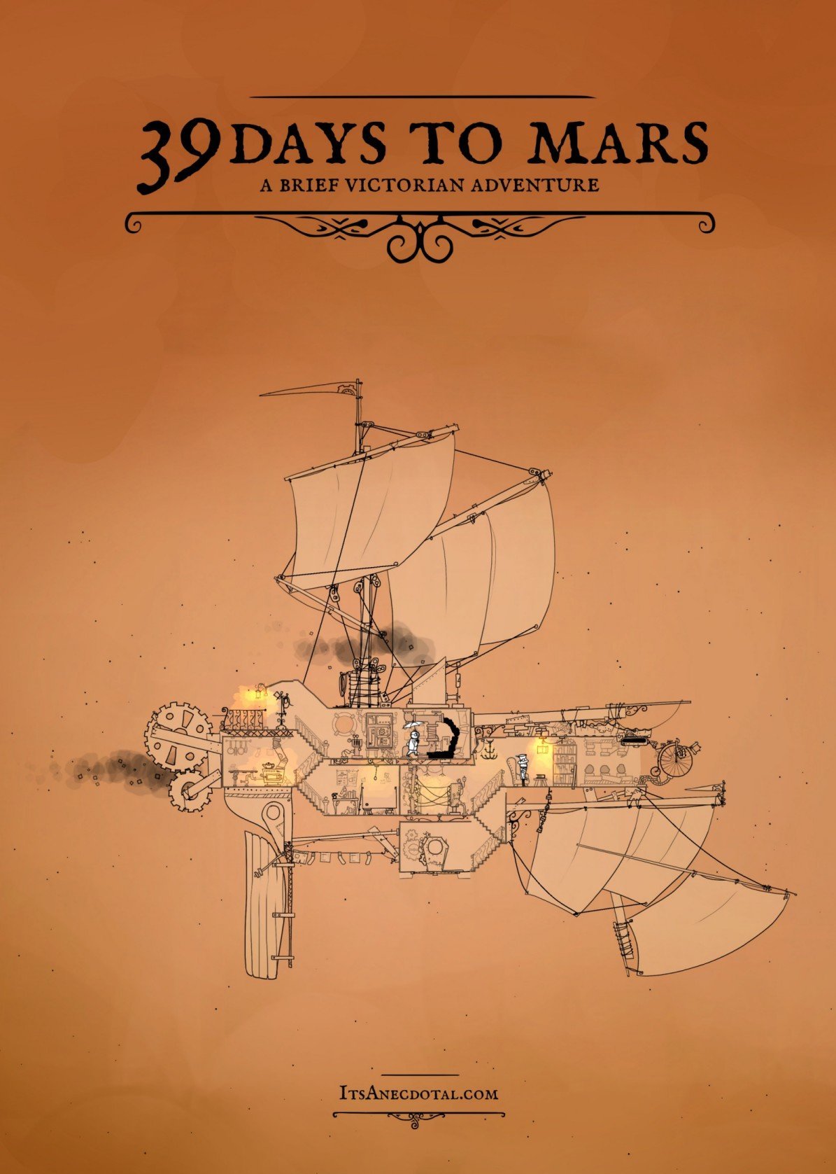 39 Days to Mars game cover