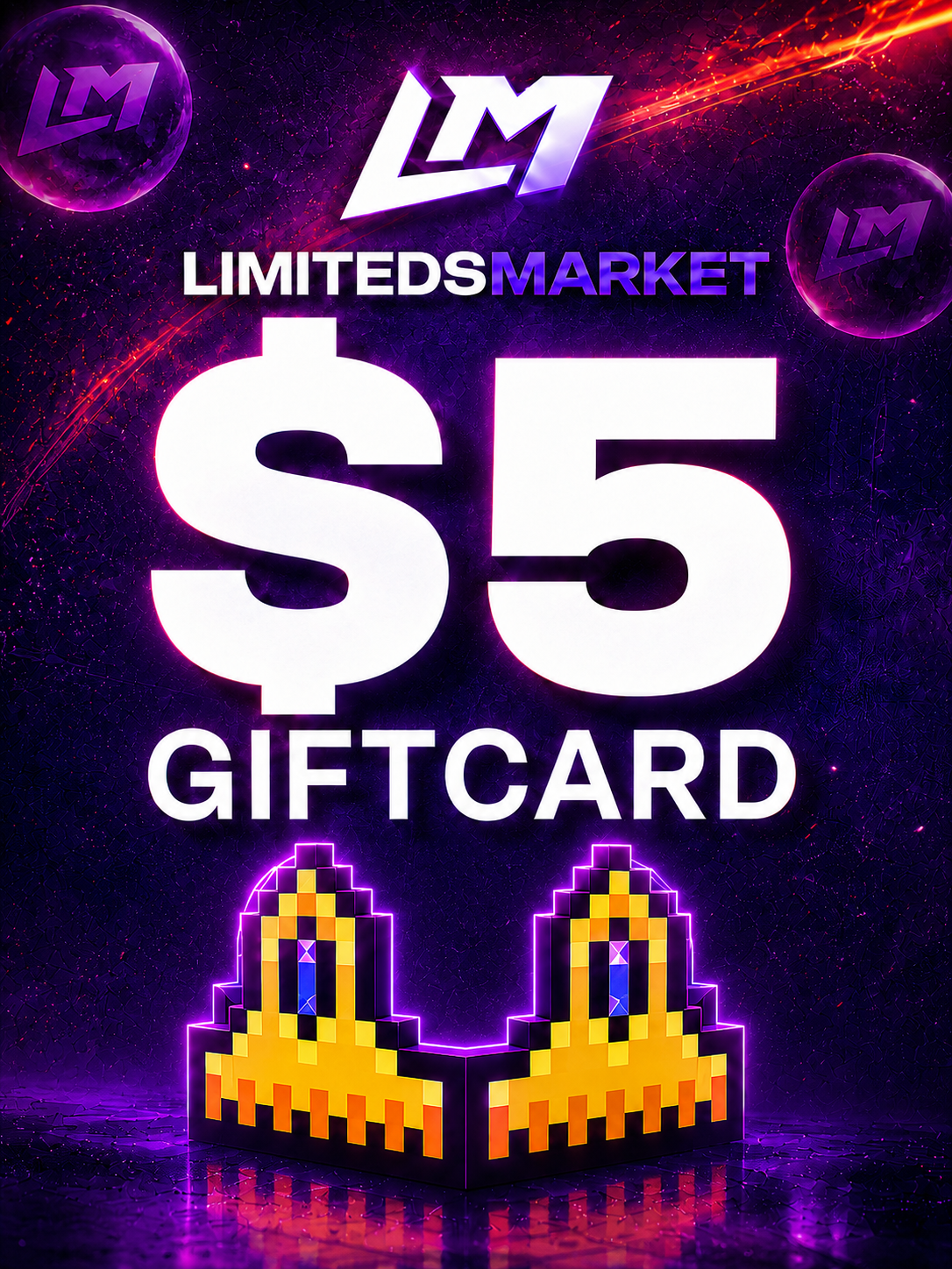 LimitedsMarket Wallet Card 5 USD Key GLOBAL