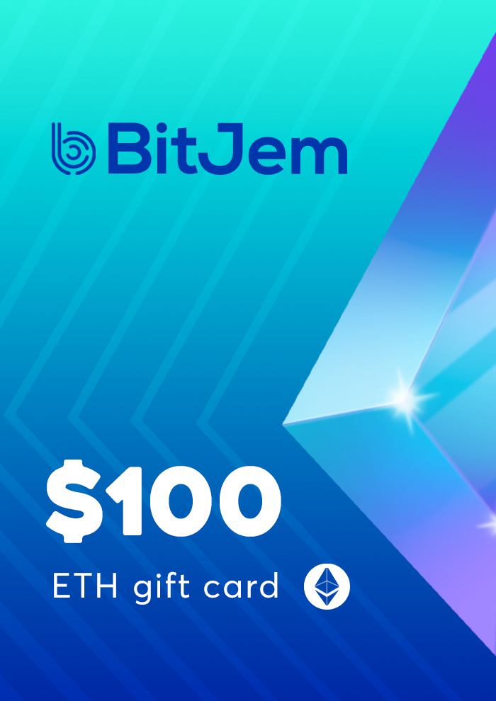 BitJem ETH Gift Card 100 USD