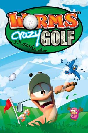 Worms Crazy Golf game cover