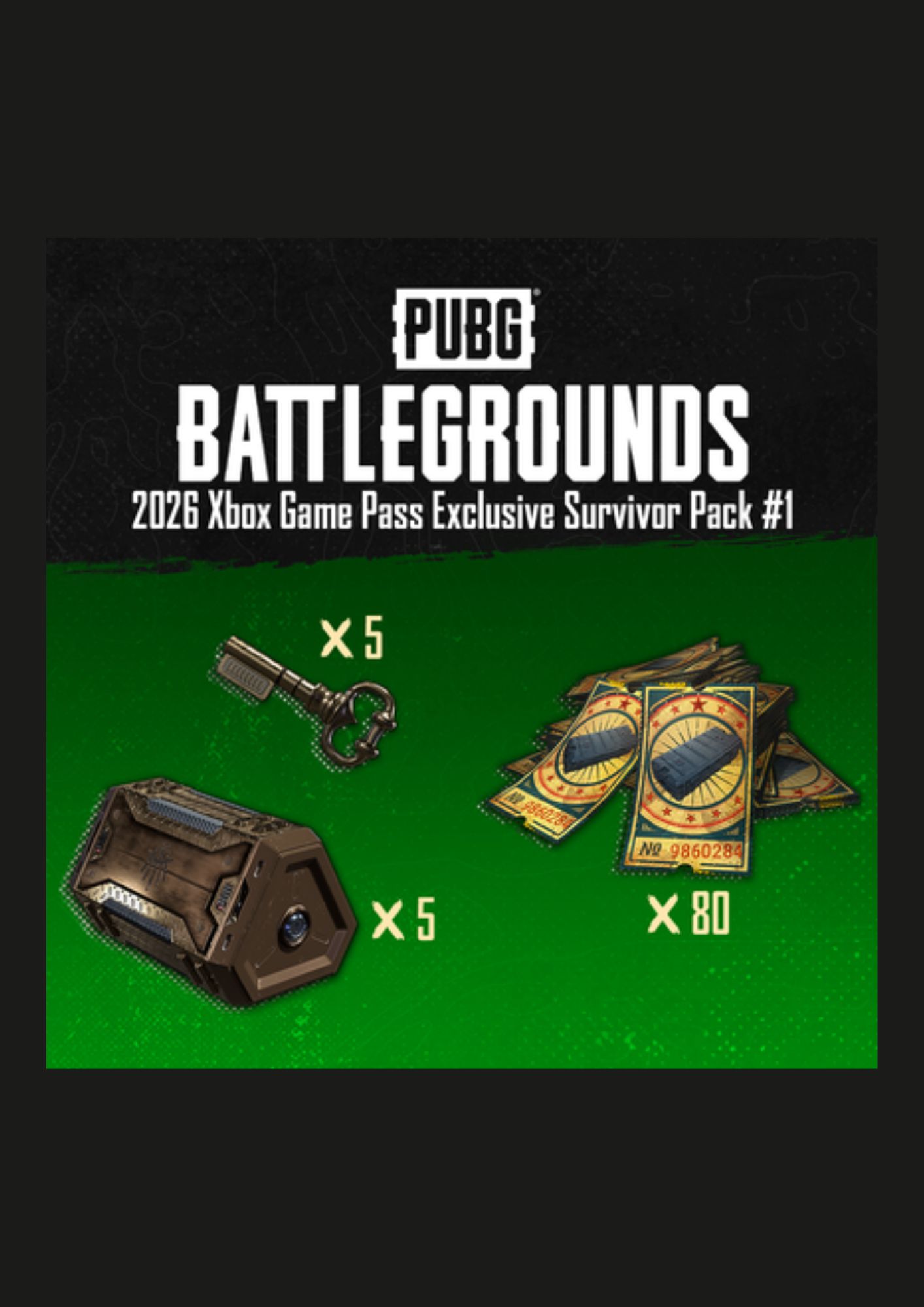 PUBG - 2026 Xbox Game Pass Exclusive Survivor Pack 1 (DLC)