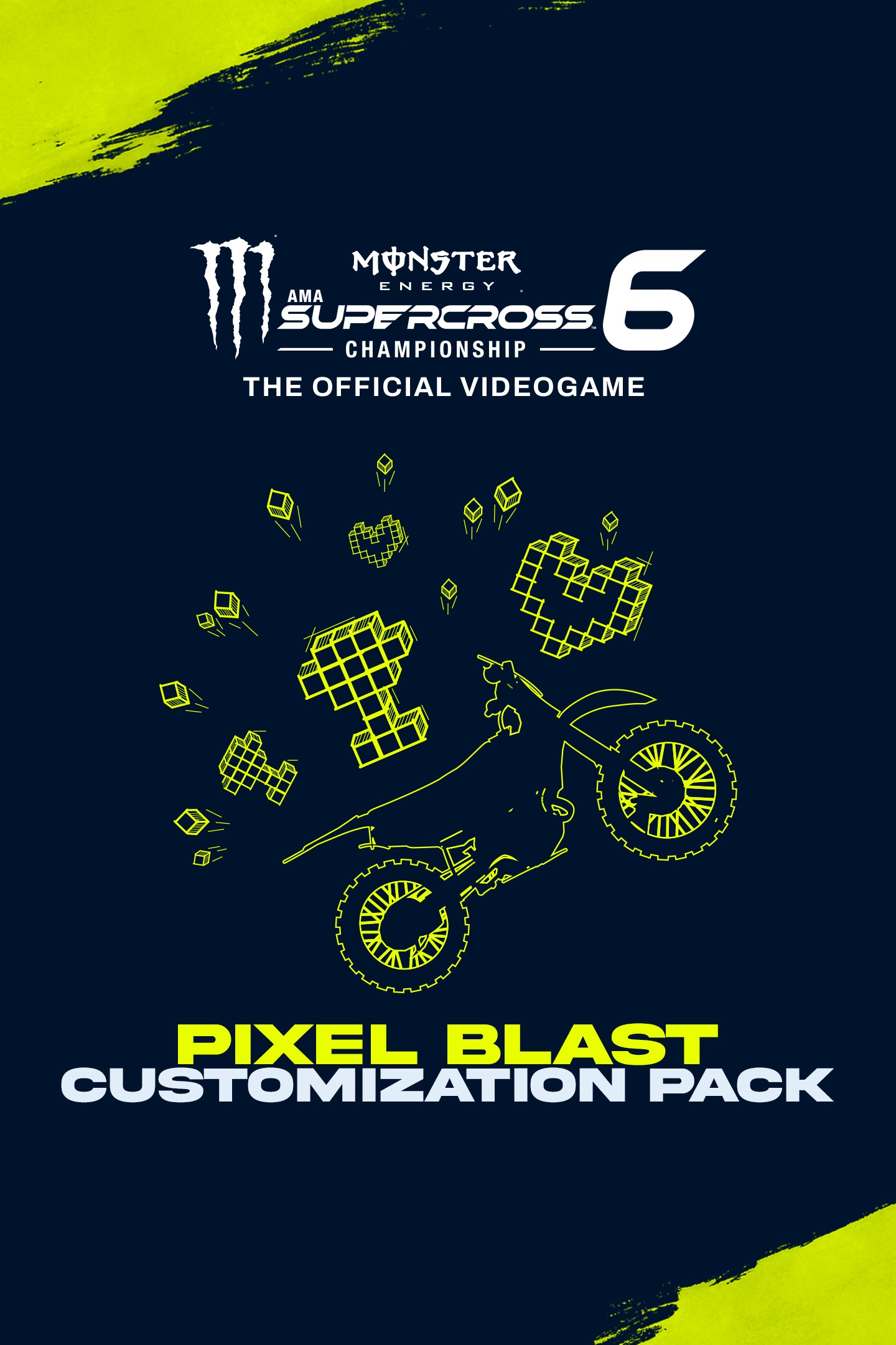 Monster Energy Supercross 6 - Customization Pack Pixel Blast (DLC) (PS4/PS5)