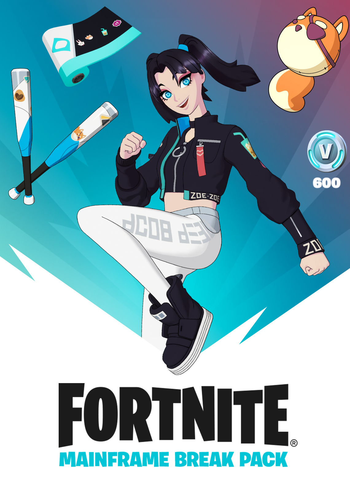 Fortnite - Mainframe Break Pack + 600 V-Bucks