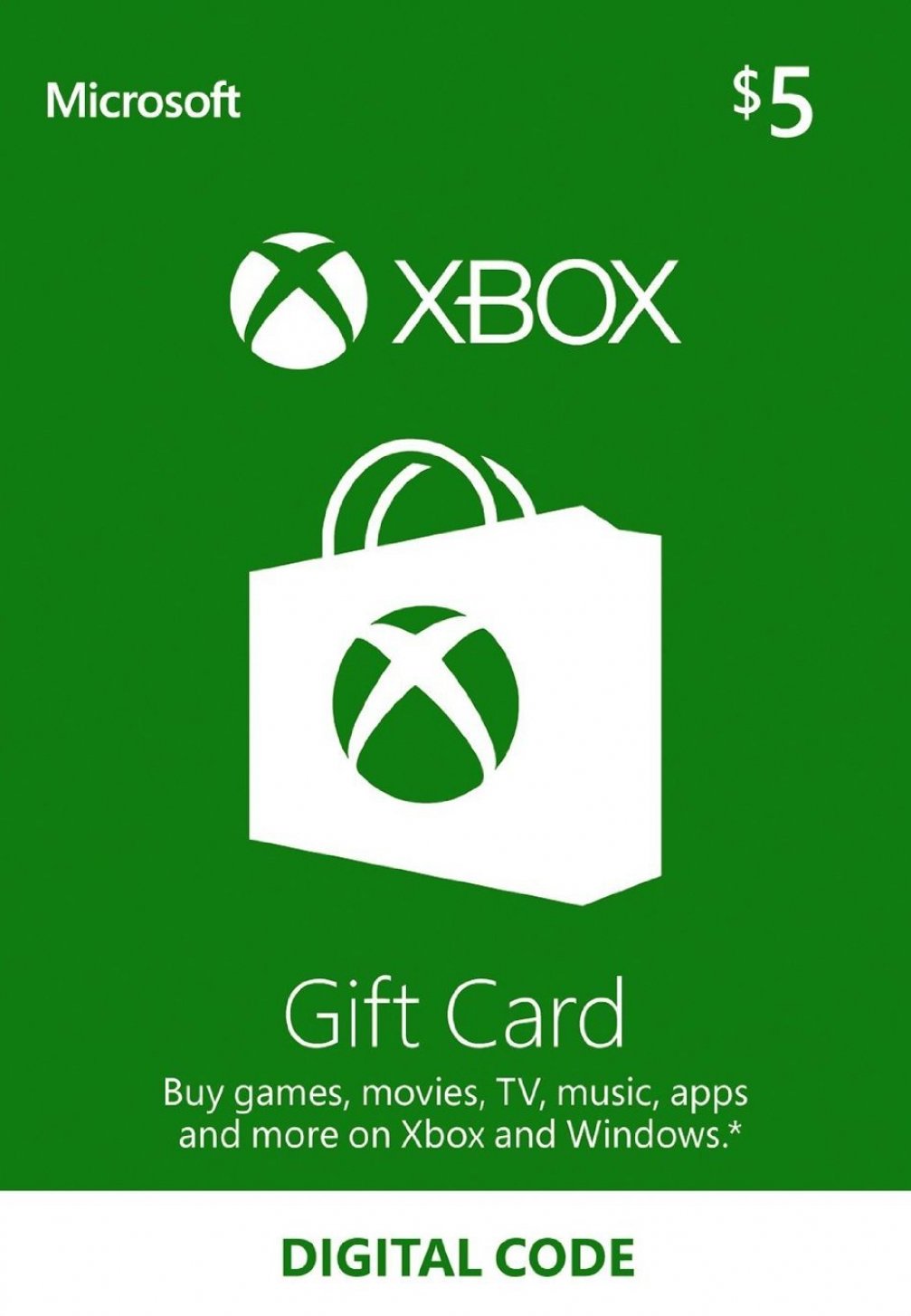 Xbox Live Gift Card 5 USD