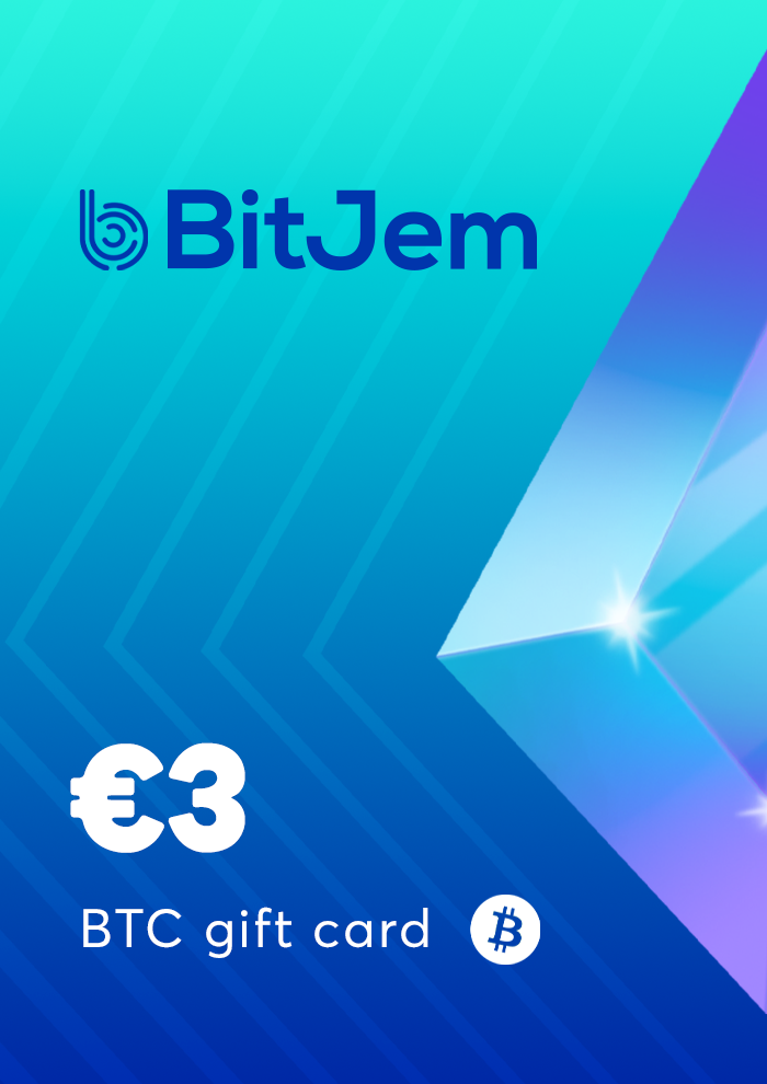 BitJem Bitcoin Gift Card 3 EUR