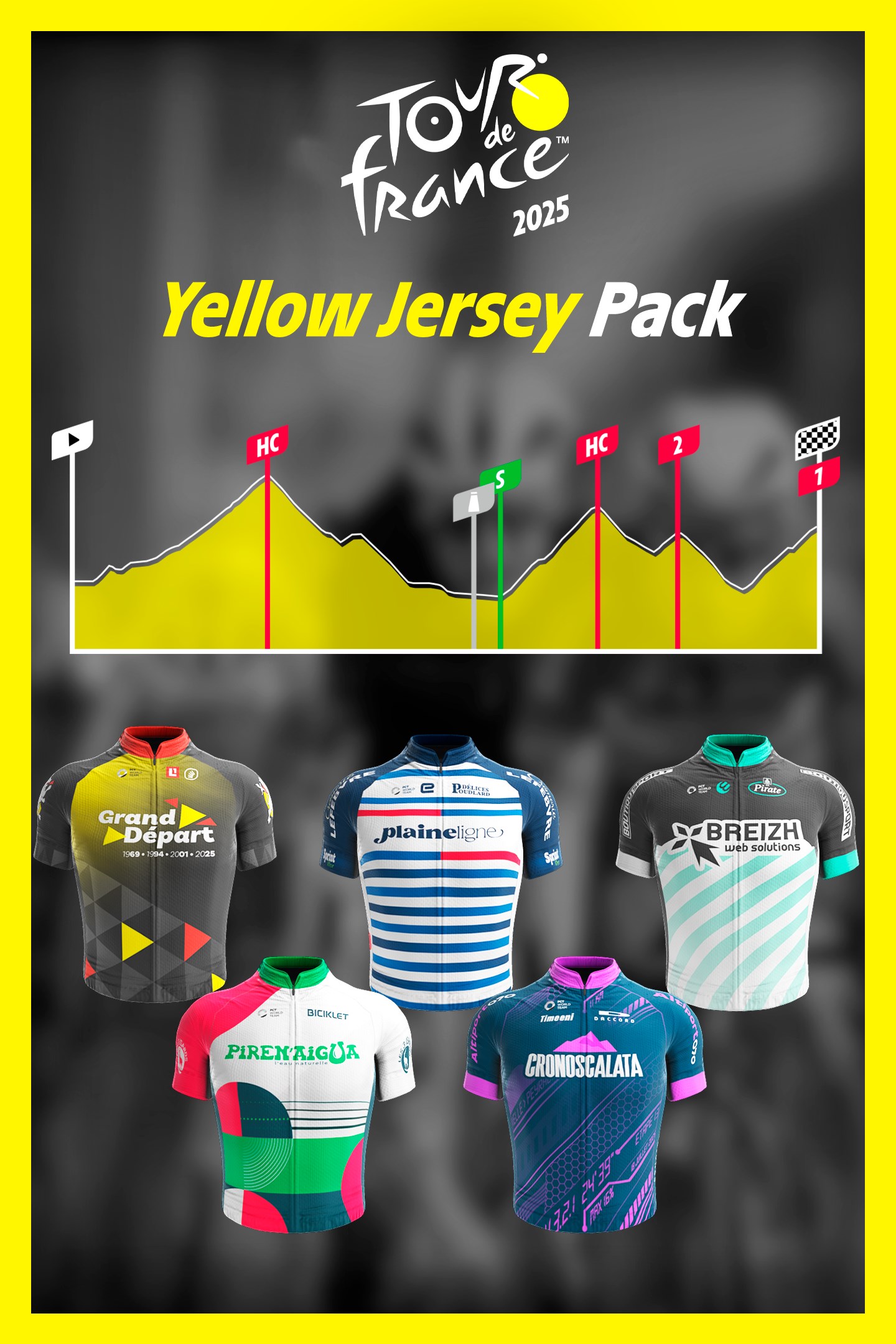 Tour de France 2025 - Yellow Jersey Pack (DLC) Steam Key (PC) GLOBAL