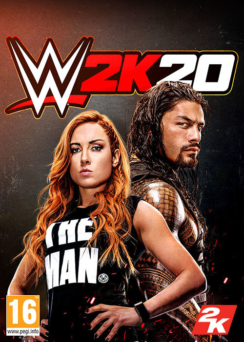 WWE 2K20 game cover