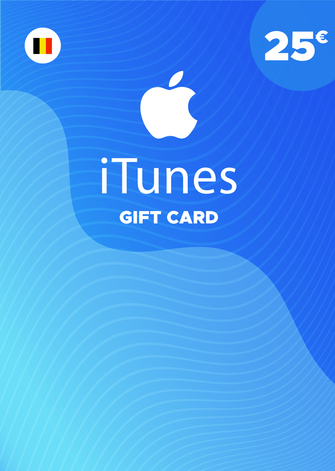 Apple iTunes Gift Card 25 EUR BELGIUM