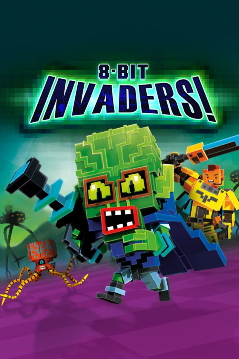 8-Bit Invaders! game cover