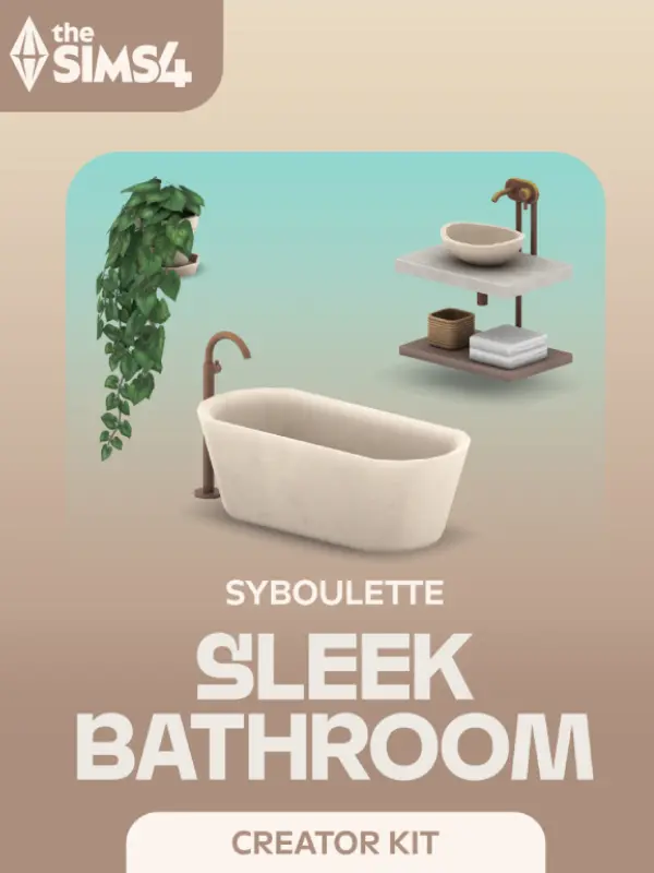 The Sims 4: Sleek Bathroom Kit (DLC) (PC/MAC) EA App Key GLOBAL