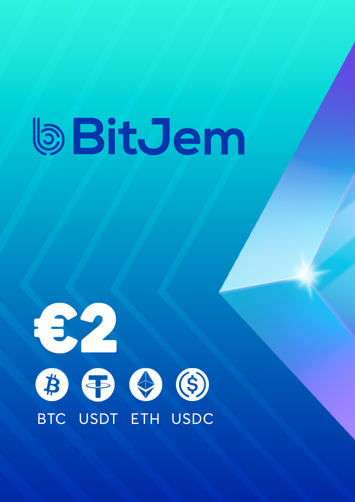 BitJem Crypto Gift Card 2 EUR