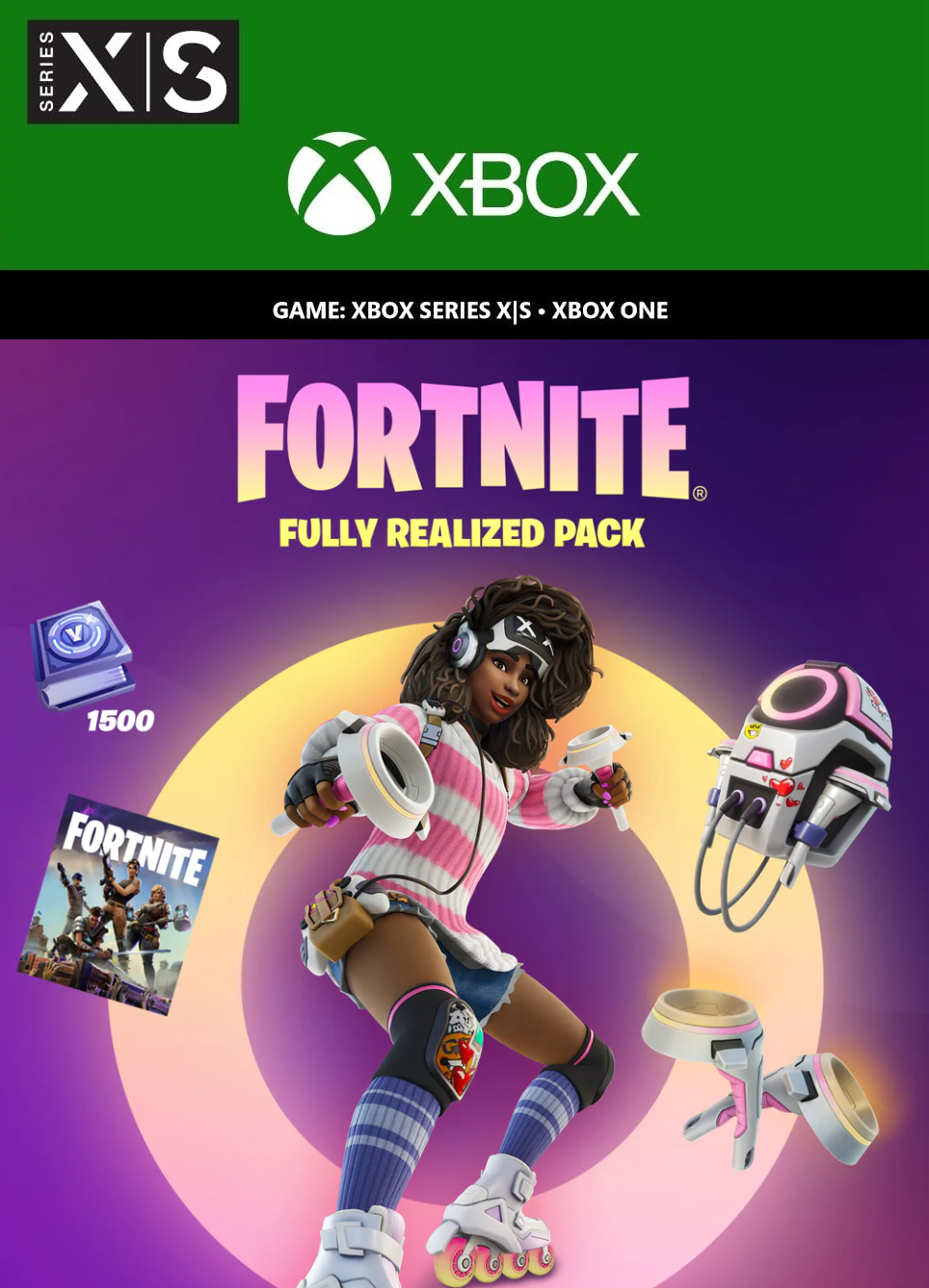 Fortnite - Fully Realized Pack + 1500 V-Bucks Challenge
