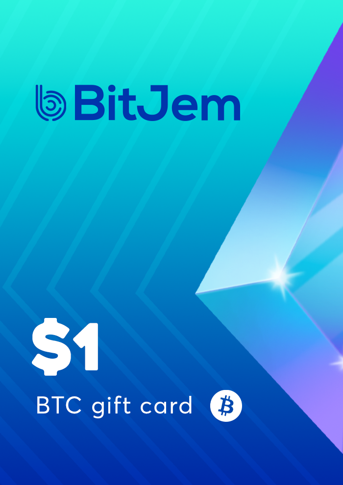 BitJem Bitcoin Gift Card 1 USD